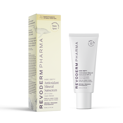 Matte Zinc Oxide Mineral Sunscreen with Antioxidants - SPF 15