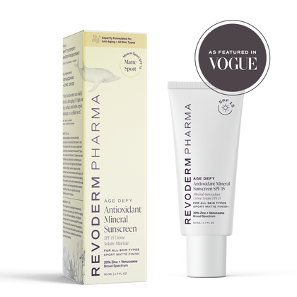 Matte Zinc Oxide Mineral Sunscreen with Antioxidants - SPF 15